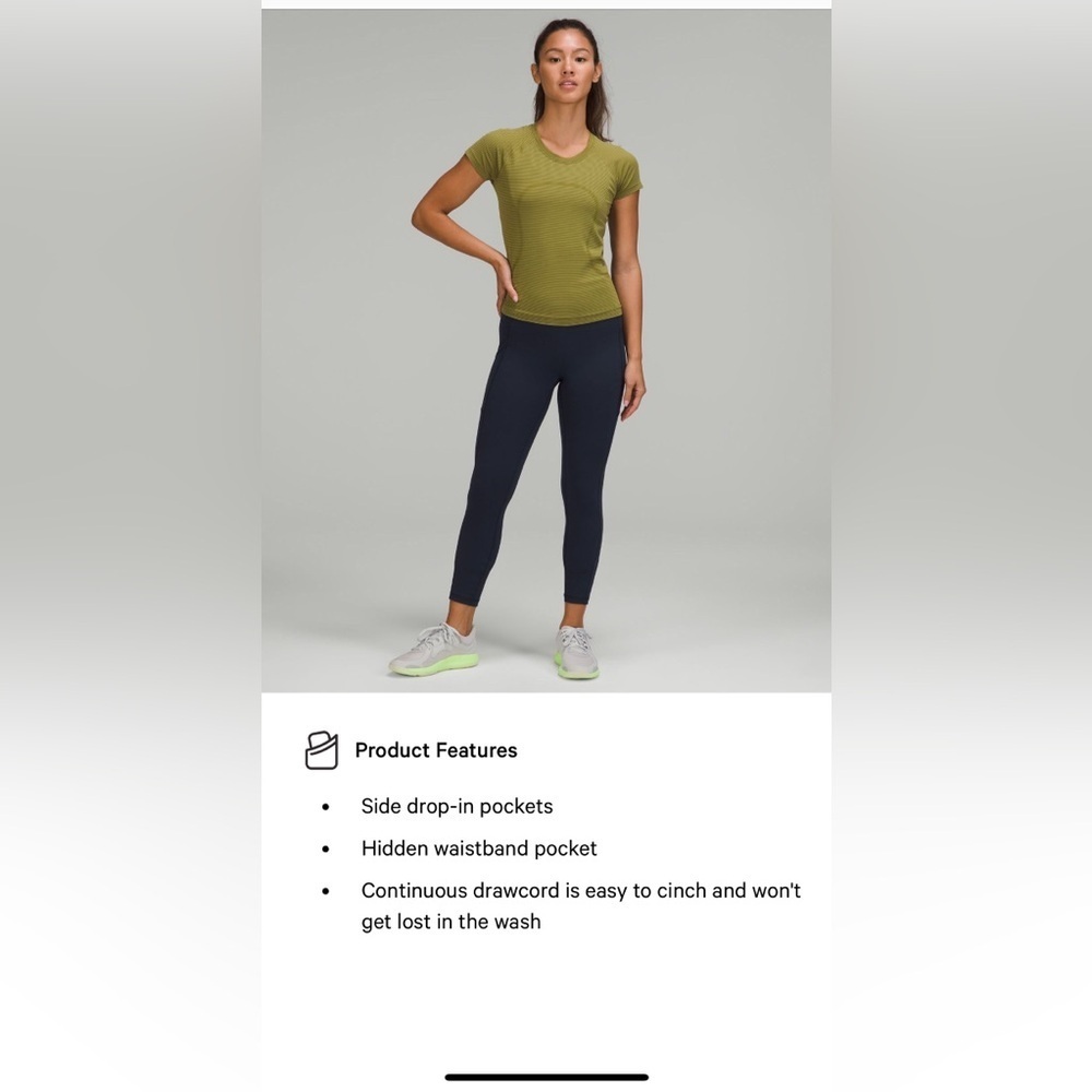 Lululemon Invigorate High-Rise Tight 25" in Ripened Raspberry Size 12 - Picture 9 of 14
